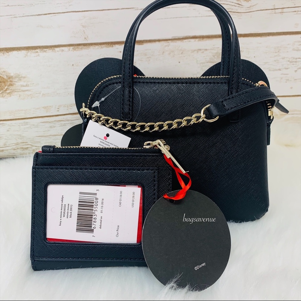 Kate Spade Minnie Mouse maise crossbody wallet - Picture 7 of 8
